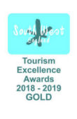 South West Tourism Awards gold