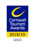 Cornwall Tourism Awards gold award for Responsible, Ethical and Sustainable Tourism