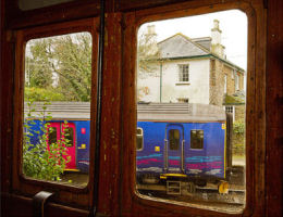 Old Luggage Van trainspotting