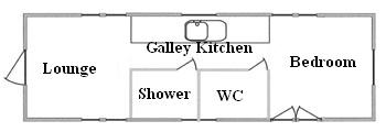 Old Luggage Van floor plan