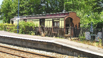 The Travelling Post Office outside