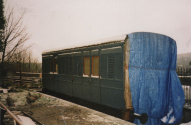 The Old Luggage Van - undercoated