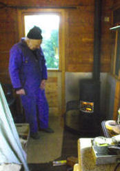 John tests the stove