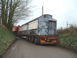 Even after more shunting 80 feet of trailer just wasn't going round that corner!